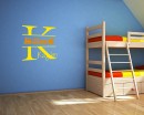 Cute Train Customized Name Initial Letter Decal For Nursery